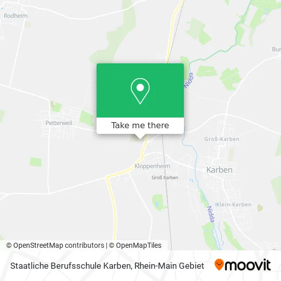 Карта Staatliche Berufsschule Karben