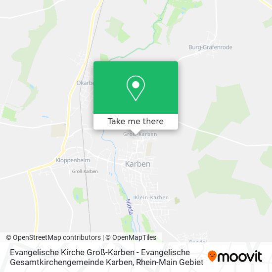 Evangelische Kirche Groß-Karben - Evangelische Gesamtkirchengemeinde Karben map