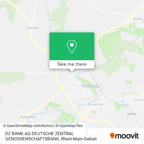 Карта DZ BANK AG DEUTSCHE ZENTRAL GENOSSENSCHAFTSBANK