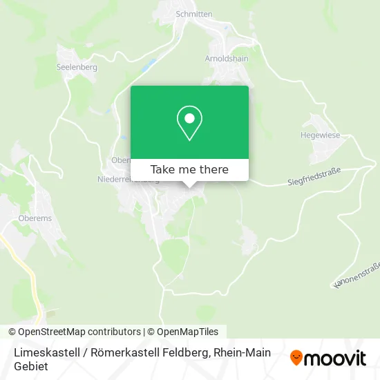Карта Limeskastell / Römerkastell Feldberg