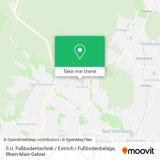 S.U. Fußbodentechnik / Estrich / Fußbodenbeläge map