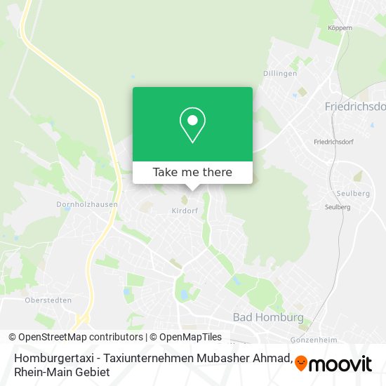 Homburgertaxi - Taxiunternehmen Mubasher Ahmad map