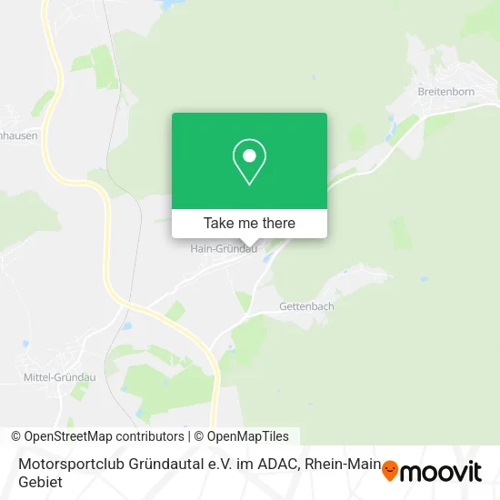 Карта Motorsportclub Gründautal e.V. im ADAC