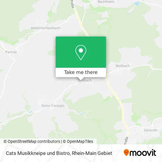 Карта Cats Musikkneipe und Bistro