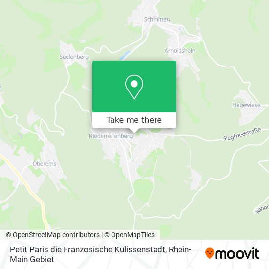 Petit Paris die Französische Kulissenstadt map