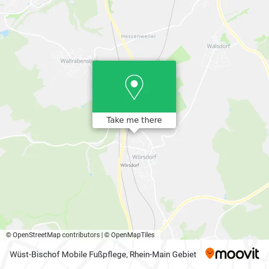 Карта Wüst-Bischof Mobile Fußpflege
