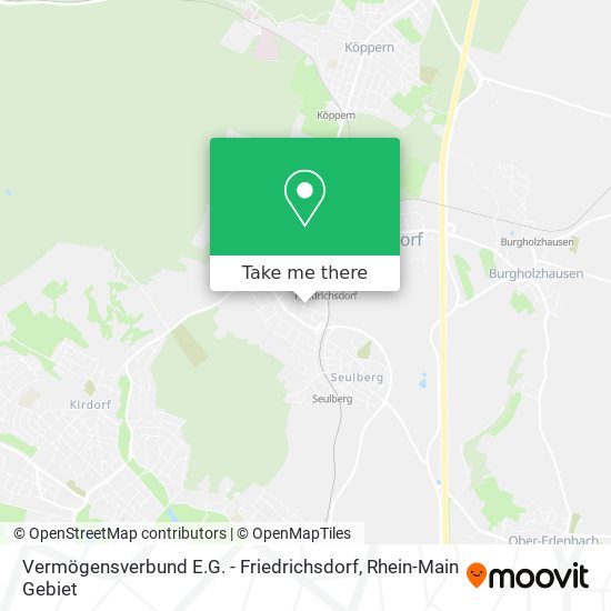 Vermögensverbund E.G. - Friedrichsdorf map