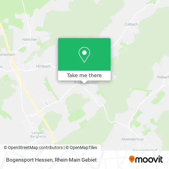 Карта Bogensport Hessen