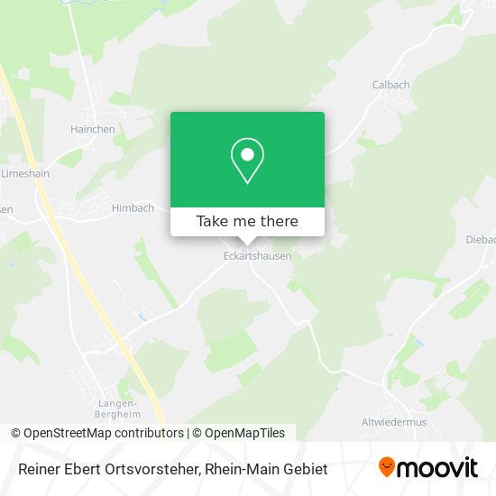 Reiner Ebert Ortsvorsteher map