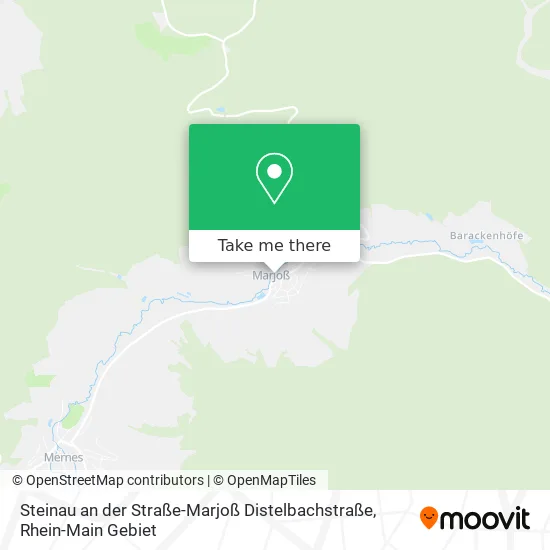 Карта Steinau an der Straße-Marjoß Distelbachstraße