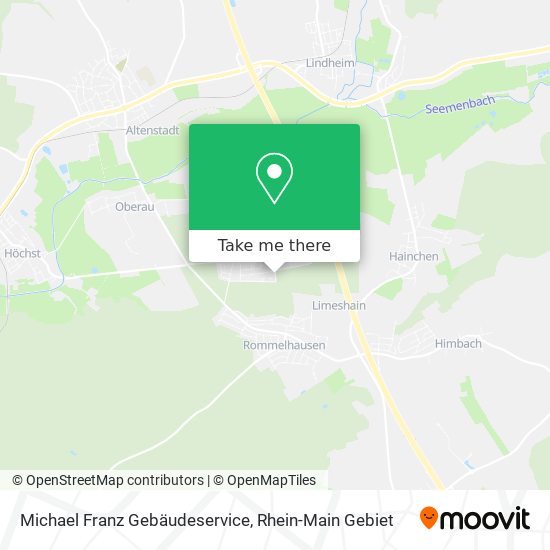 Michael Franz Gebäudeservice map