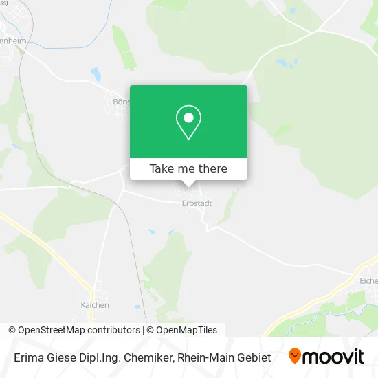 Карта Erima Giese Dipl.Ing. Chemiker