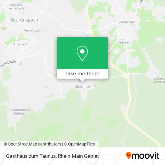 Карта Gasthaus zum Taunus