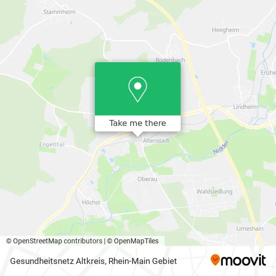 Карта Gesundheitsnetz Altkreis