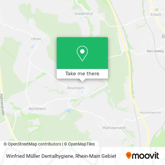 Карта Winfried Müller Dentalhygiene