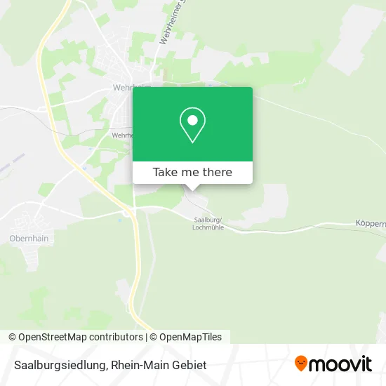 Карта Saalburgsiedlung