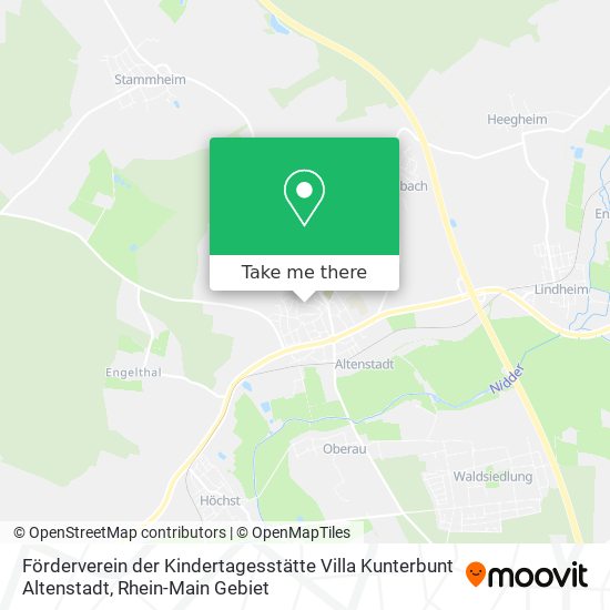 Förderverein der Kindertagesstätte Villa Kunterbunt Altenstadt map