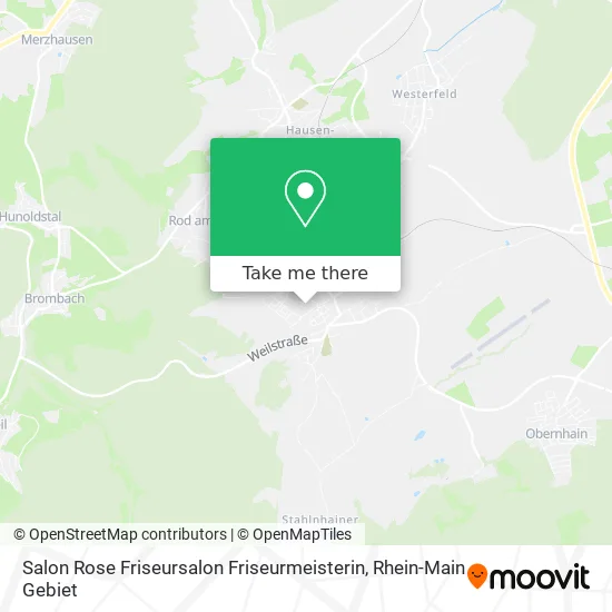 Карта Salon Rose Friseursalon Friseurmeisterin