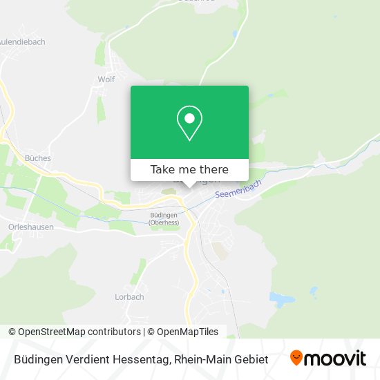 Büdingen Verdient Hessentag map