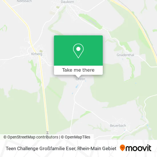 Карта Teen Challenge Großfamilie Eser