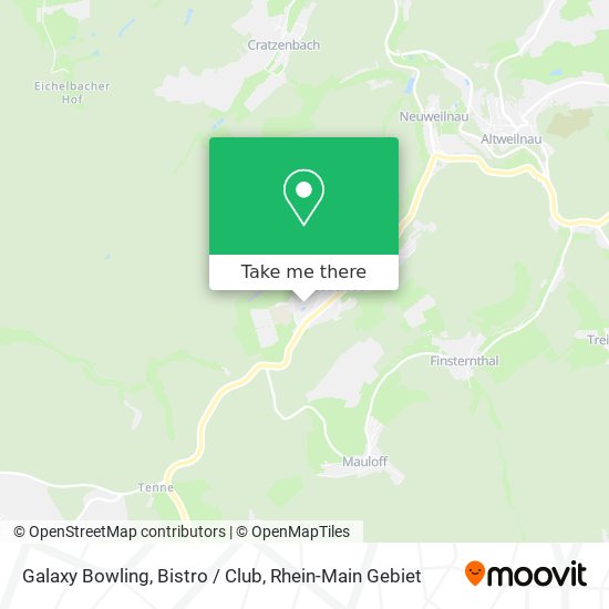 Galaxy Bowling, Bistro / Club map