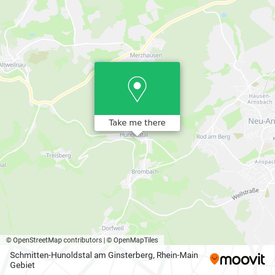 Карта Schmitten-Hunoldstal am Ginsterberg