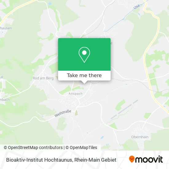 Карта Bioaktiv-Institut Hochtaunus