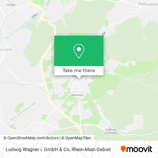 Карта Ludwig Wagner i. GmbH & Co