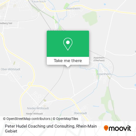 Peter Hudel Coaching und Consulting map