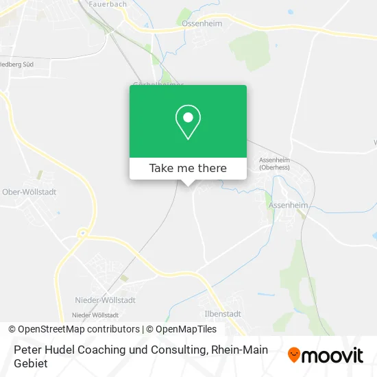 Карта Peter Hudel Coaching und Consulting