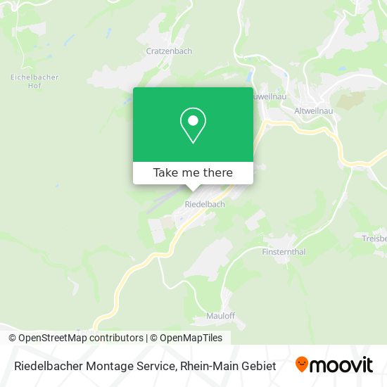 Riedelbacher Montage Service map