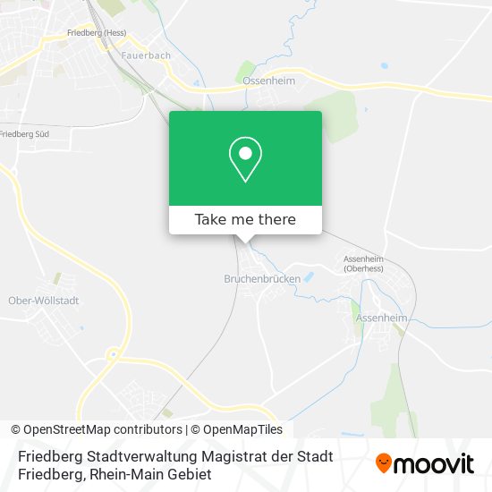 Friedberg Stadtverwaltung Magistrat der Stadt Friedberg map