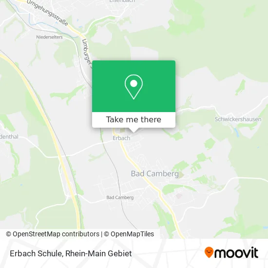 Карта Erbach Schule