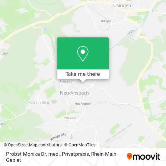 Карта Probst Monika Dr. med., Privatpraxis