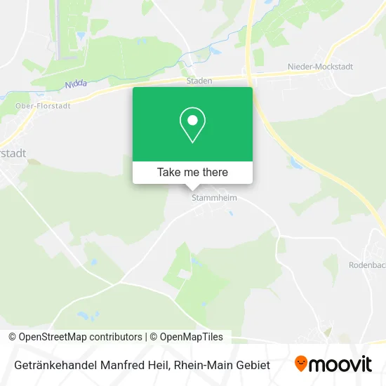 Карта Getränkehandel Manfred Heil