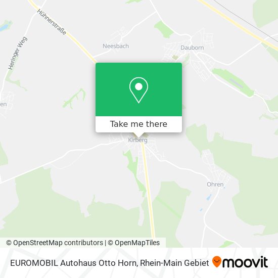 EUROMOBIL Autohaus Otto Horn map