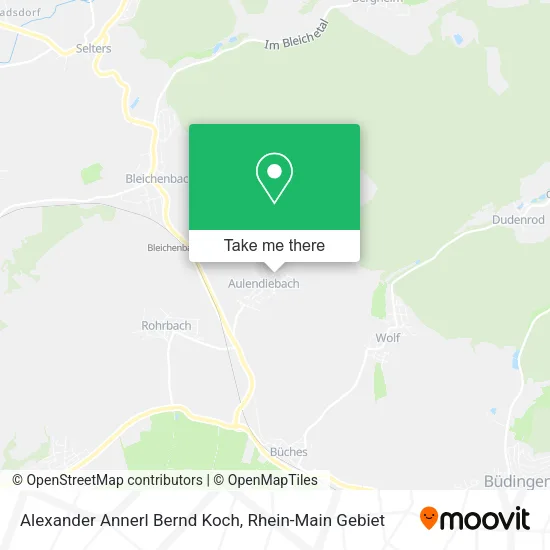 Карта Alexander Annerl Bernd Koch