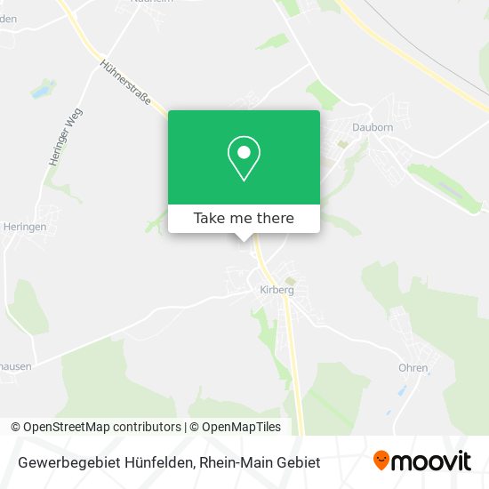 Gewerbegebiet Hünfelden map