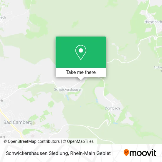 Карта Schwickershausen Siedlung