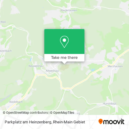 Карта Parkplatz am Heinzenberg