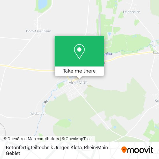 Betonfertigteiltechnik Jürgen Kleta map