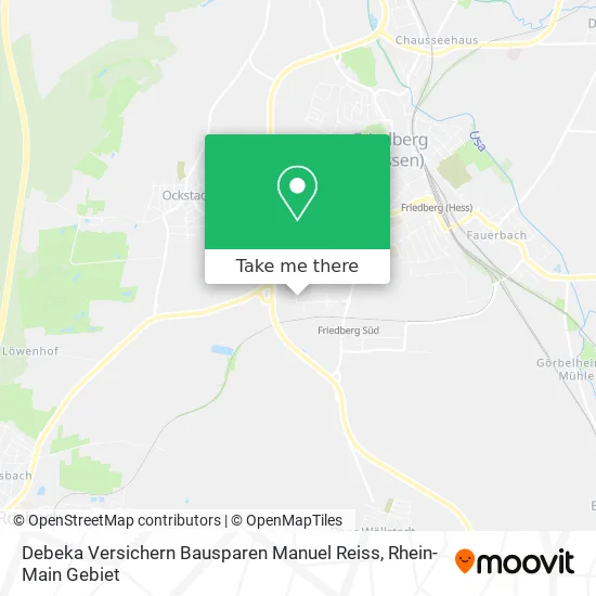 Карта Debeka Versichern Bausparen Manuel Reiss