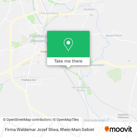 Firma Waldemar Jozef Sliwa map