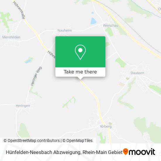 Hünfelden-Neesbach Abzweigung map