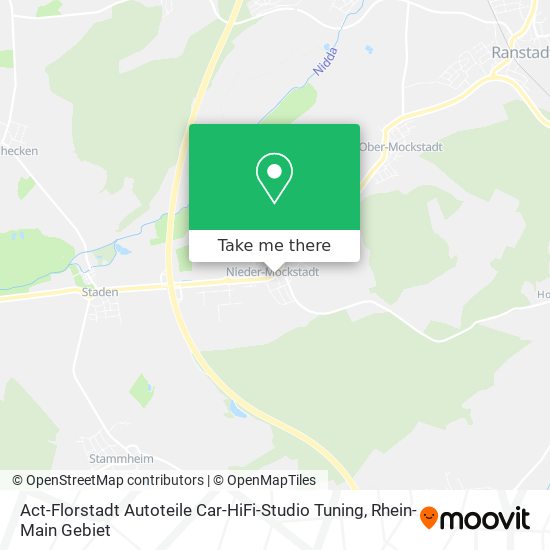 Act-Florstadt Autoteile Car-HiFi-Studio Tuning map