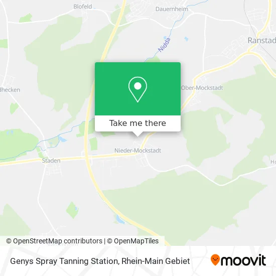 Карта Genys Spray Tanning Station