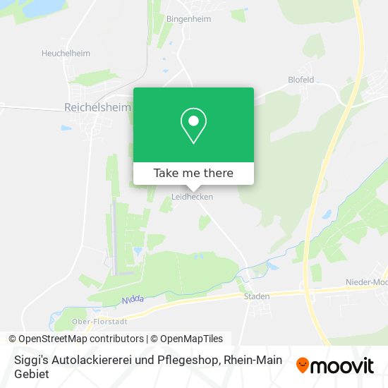 Siggi's Autolackiererei und Pflegeshop map