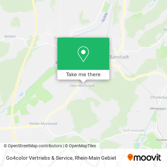 Карта Go4color Vertriebs & Service