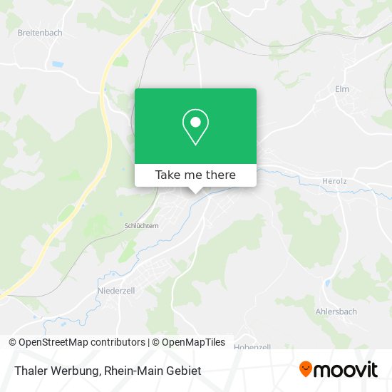 Thaler Werbung map