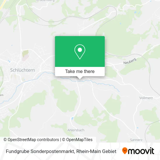 Карта Fundgrube Sonderpostenmarkt